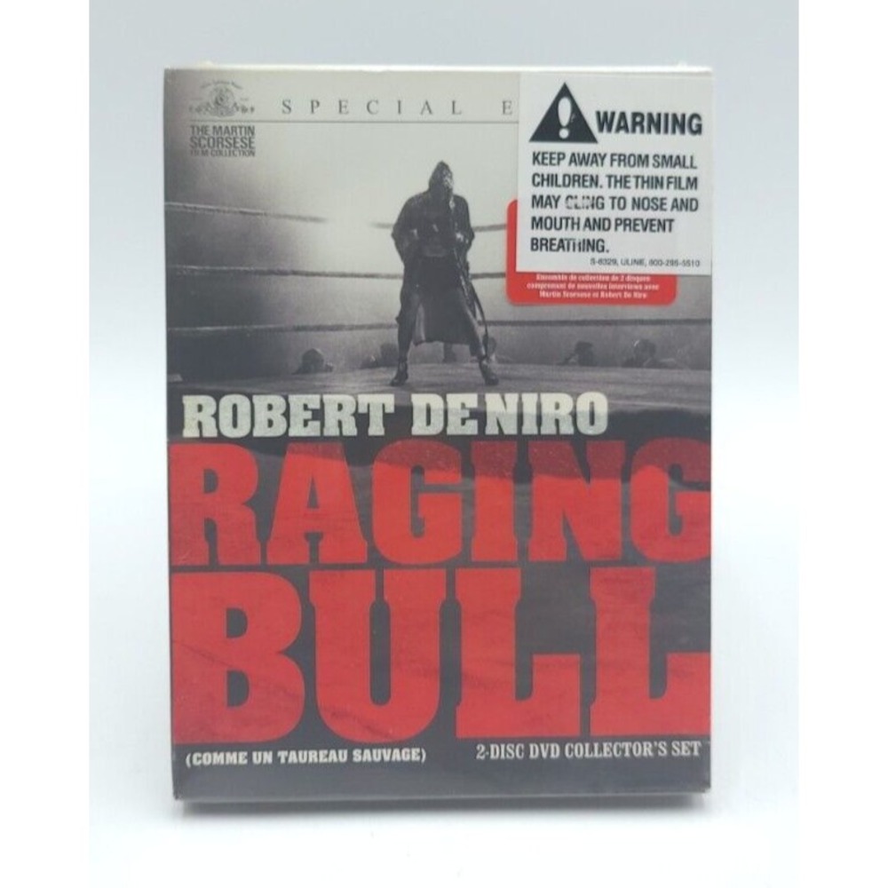 RAGING BULL (ROBERT DE NIRO, 2 DISC‎ SPECIAL EDITION, DVD 2005) **BRAND NEW**